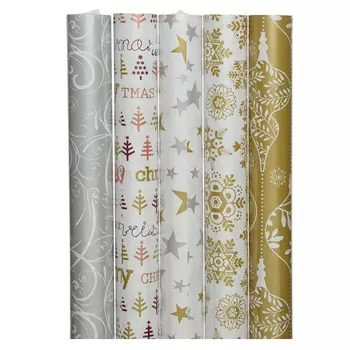 бумага упаковочная 70х200см KAEMINGK Новогодняя-8 в асс-те