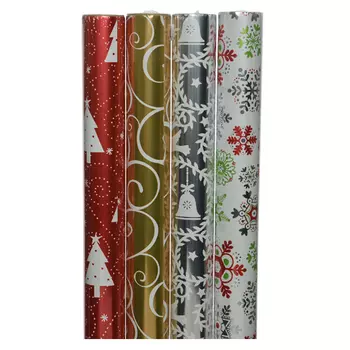бумага упаковочная 70х200см KAEMINGK Новогодняя-9 в асс-те