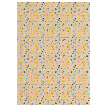 бумага упаковочная MESHU Космос 70х100см