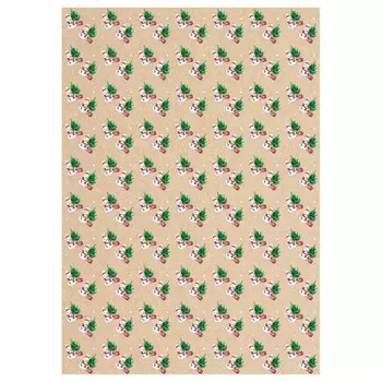 бумага упаковочная MESHU Снеговик 70х100см