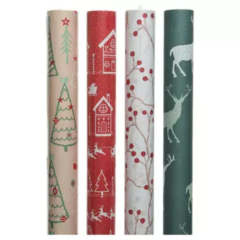 бумага упаковочная Новогодняя тема-3 70х200см в асс-те