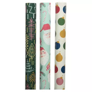бумага упаковочная Новогодняя тема-6 70х200см в асс-те