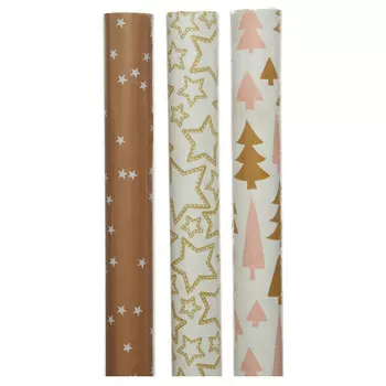 бумага упаковочная Новогодняя тема-8 70х200см в асс-те