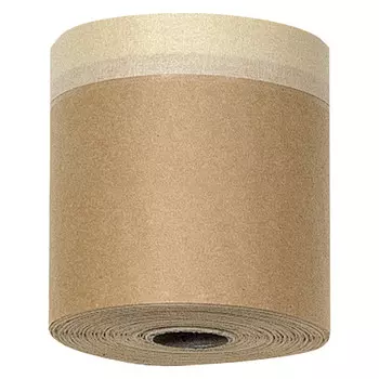 бумага защитная ЛАЗУРНЫЙ БЕРЕГ с клеящей лентой 0,18x20м, арт.18cm x 20M