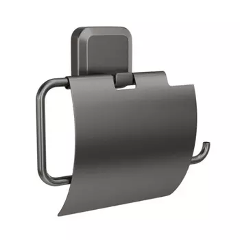 бумагодержатель KLEBER Storm закрытый вороненая сталь