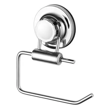 бумагодержатель LEDEME Button L3703-3 открытый на вакуумной присоске хром