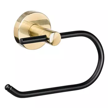 бумагодержатель Oro Nero открытый сплав цинка черный/золото