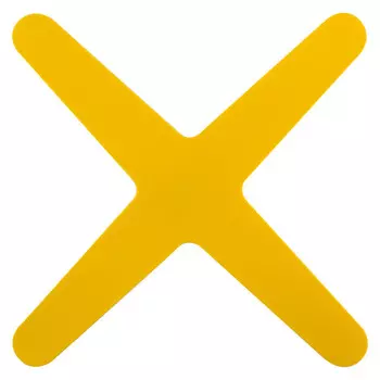 бумеранг четырехлопастной ECOS Моно 29,5х29,5см в асс-те пластик