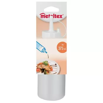 бутылка METALTEX 375мл для соусов, жидкого теста, украшения выпечки пластик