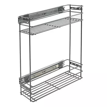 бутылочница Lemax 150мм с боковым креплением 450х110х470мм вулканический серый