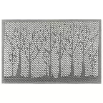 cалфетка сервировочная 30х45см черно-белая, арт.FH91022