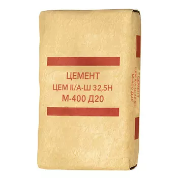 цемент М400 50кг ЦЕМ II/A-Ш 32,5Н