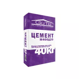 цемент М400Д20 40кг, арт.ЦЕМ40/16
