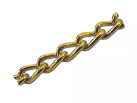 цепь декоративная 2,0мм панцирная латунь