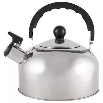 чайник 1,5л со свистком нерж.сталь, бакелит индукция