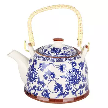 чайник 900мл фарфор гжель