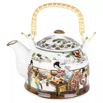 чайник 900мл фарфор японские мотивы