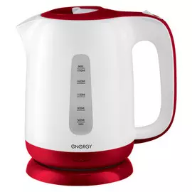 чайник ENERGY E-274 2200Вт 1,7л пластик бел./красн.