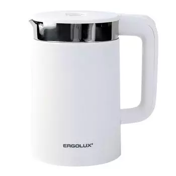 чайник ERGOLUX ELX-KS11-C01 2200Вт 1,8л белый металл
