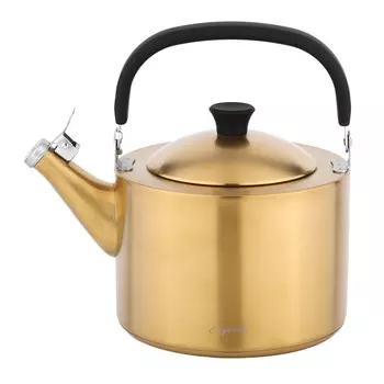 чайник ESPRADO Magnifico 2,5л нерж.сталь со свистком индукция золотой