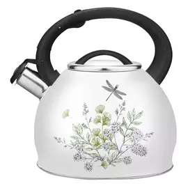 чайник HITT Botanica 3л нерж.сталь со свистком