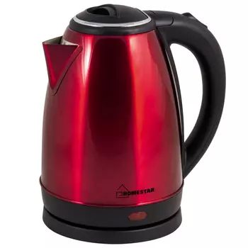 чайник HOMESTAR HS-1010 1500Вт 1,8л металл красн.