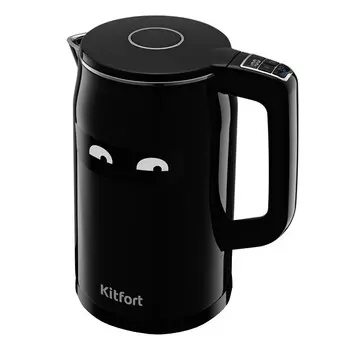 чайник KITFORT КТ-6154 2200Вт 1,7л металл черный