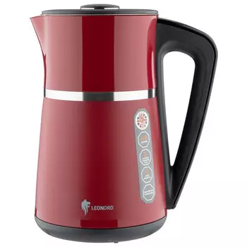 чайник LEONORD LE-1512 2200Вт 1,7л металл/пластик красный