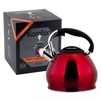 чайник LEONORD Sonne 3,4л со свистком нерж.сталь, бакелит, нейлон индукция