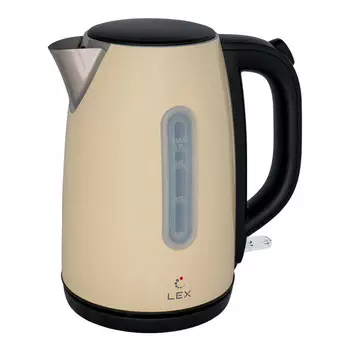 чайник LEX LX 30017-3 2200Вт 1,7л металл бежевый