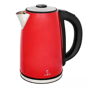 чайник LEX LX 30021-2 2200Вт 1,7л металл эл.управление красный