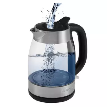 чайник POLARIS PWK1817CGL Water Way Pro 2200Вт 1,8л стекло серебристый