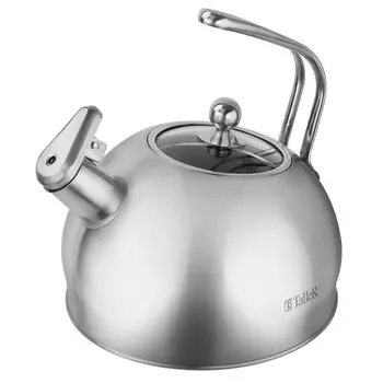 чайник TALLER Dunkan 2,5л нерж.сталь со свистком индукция