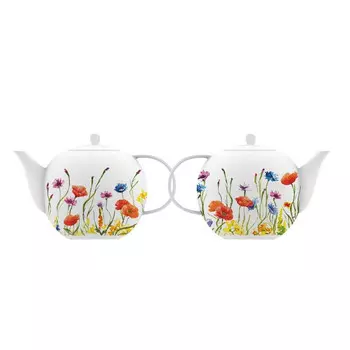 чайник ZAPEL Fleurs des champs flowers 1,47л фарфор