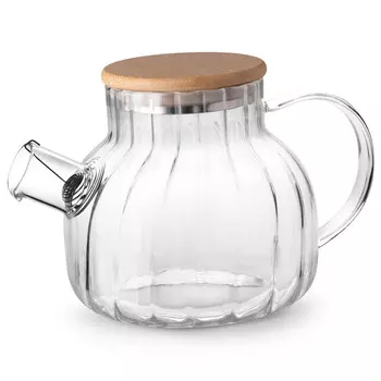 чайник заварочный APOLLO Teatro 1л стекло, бамбук, нерж.сталь