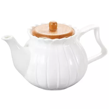 чайник заварочный ATMOSPHERE Aeriх 650мл фарфор, бамбук