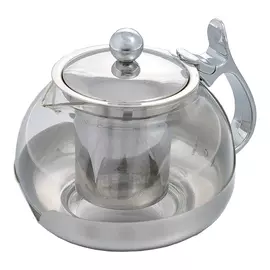 чайник заварочный HANS&amp;GRETCHEN 700мл термостекло, нерж.сталь