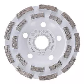 чашка алмазная шлифовальная BOSCH Long Life 125х22мм 2 ряда