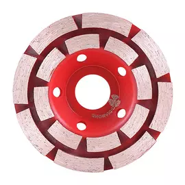 чашка алмазная шлифовальная TRIO-DIAMOND сегментная двухрядная 100мм
