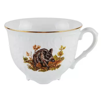 чашка CMIELOW Рококо Охота 330мл фарфор