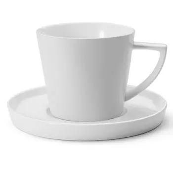 чашка с блюдцем APOLLO Blanco 230мл фарфор