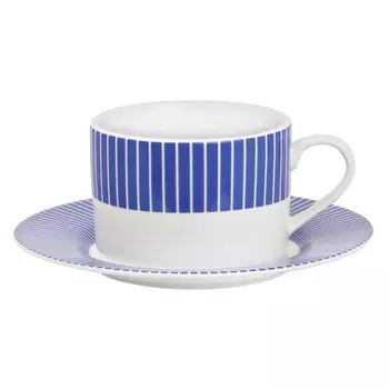 чашка с блюдцем ESPRADO Flor 220мл костяной фарфор