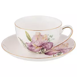 чашка с блюдцем LEFARD Iris 280мл фарфор