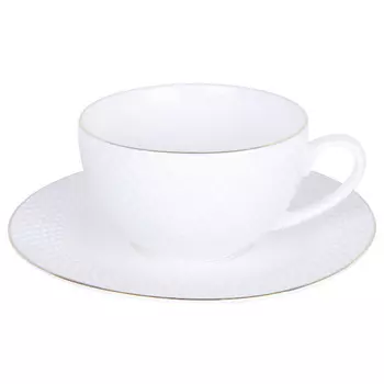 чашка с блюдцем QUINSBERRY Jardi 220мл фарфор