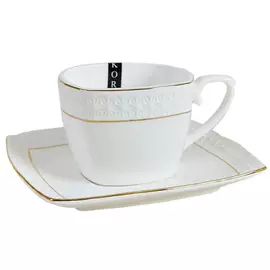 чашка с блюдцем Снежная королева 90мл керамика
