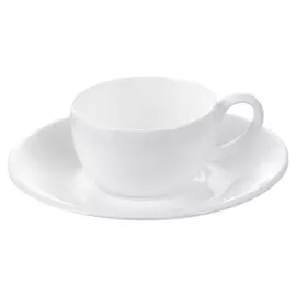 чашка с блюдцем WILMAX, 100 мл, фарфор