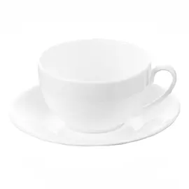чашка с блюдцем WILMAX England, 180 мл, фарфор, для капучино