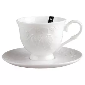 чашка с блюдцем Зара 250мл фарфор