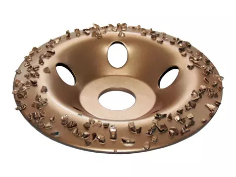 чашка твёрдосплавная ПРАКТИКА 125х22мм наклонная зерно 8 крупное