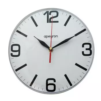 часы настенные APEYRON PL1612021 пластик белый
